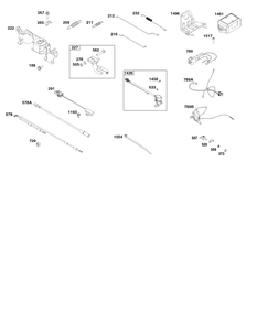 Part Location Diagram of 847810 Briggs and Stratton Harness, Wiring